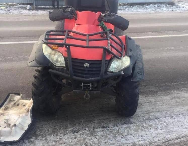 На опрокинувшемся квадроцикле пострадал 21-летний воронежец