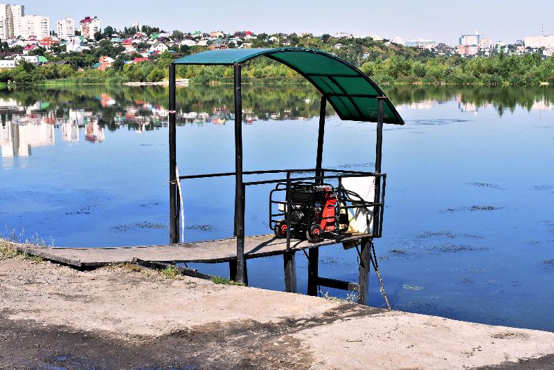 Заправка на водохранилище: в Ленинском районе Воронежа поливать улицы стало проще и дешевле