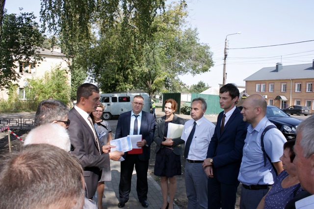 Обустройство сквера Рылеева: в Ленинском районе Воронежа прошло выездное заседание общественно-делового совета