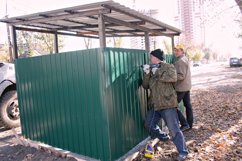 В Ленинском районе Воронежа стремятся упорядочить сбор и вывоз ТБО