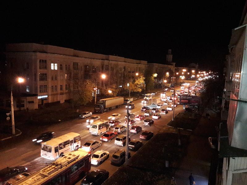 В Воронеже вечерние пробки достигли 8 баллов