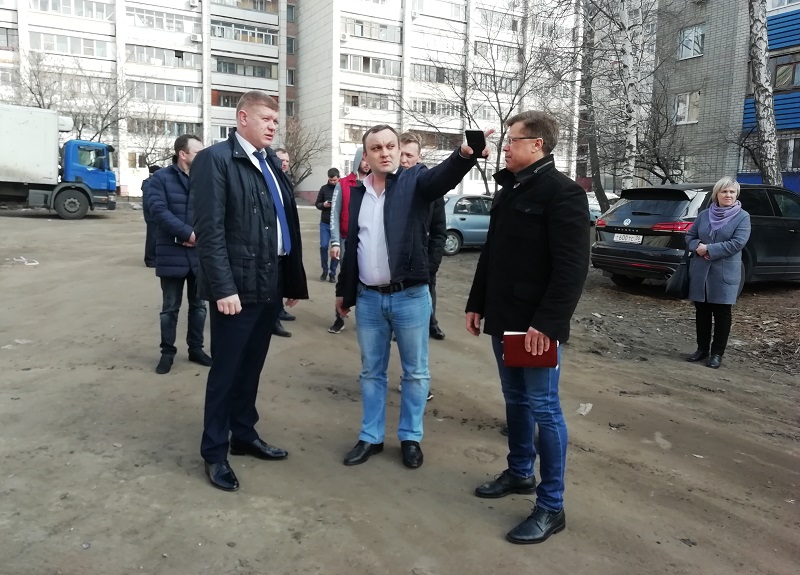 В Коминтерновском районе стартовали работы в рамках программы «Формирование современной городской среды»