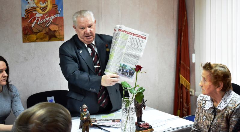 В интересах общества: ветераны Ленинского района Воронежа участвуют в патриотическом воспитании граждан России