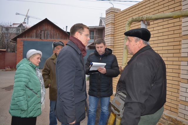 Руководитель управы Центрального района провел выездное совещание с жителями частного сектора
