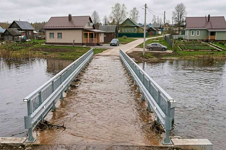 Затопленными в Воронежской области остаются четыре моста 