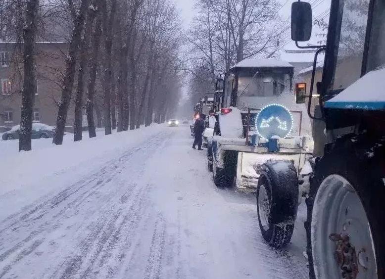 Две улицы перекроют в центре Воронежа для вывоза снега