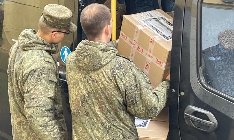 В Ленинском районе школьники продолжают поддерживать русских солдат