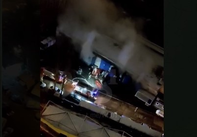 В Воронеже загорелся склад с бумажной продукцией