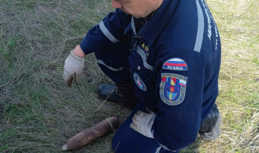 Минометные и противотанковые мины утилизировали под Воронежем