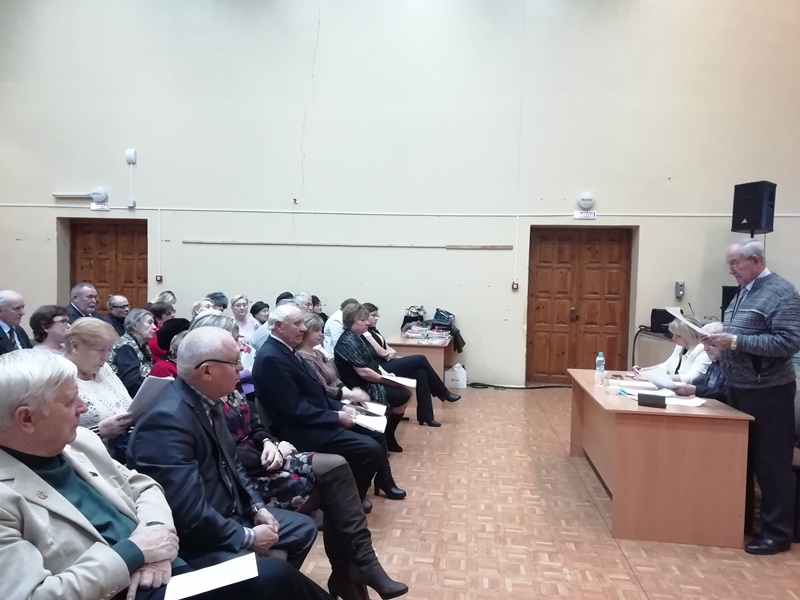 В Коминтерновском районе Воронежа прошла юбилейная конференция Совета ветеранов