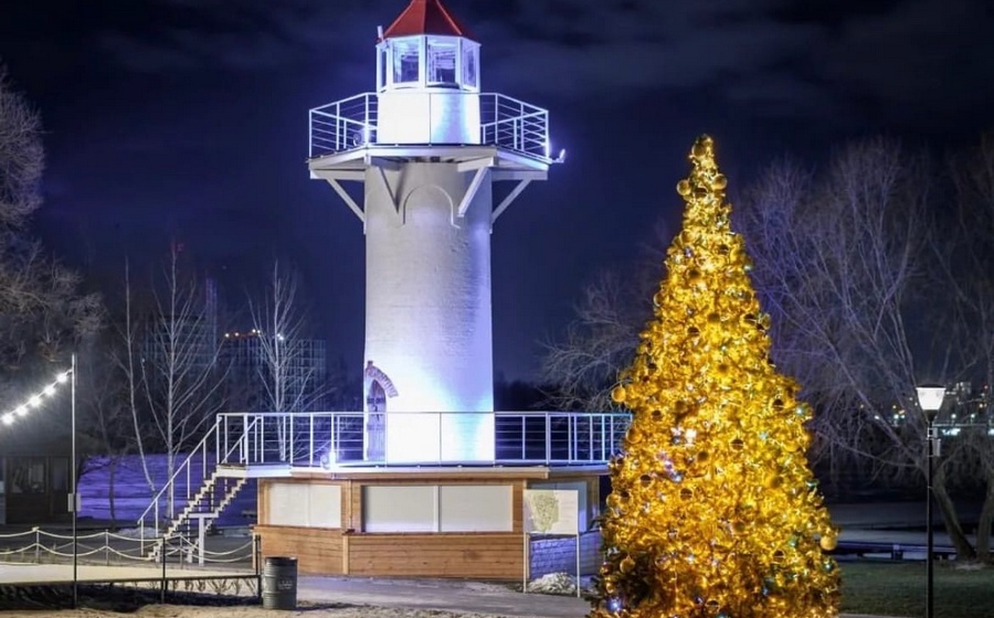 Три бесплатные новогодние елки проведут в воронежском парке «Дельфин»