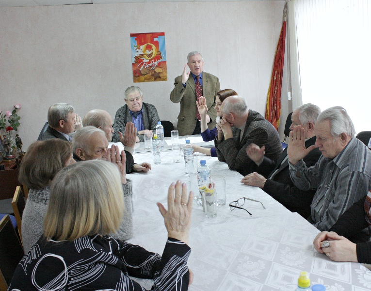 В Ленинском районе Воронежа выбрали нового председателя Совета ветеранов