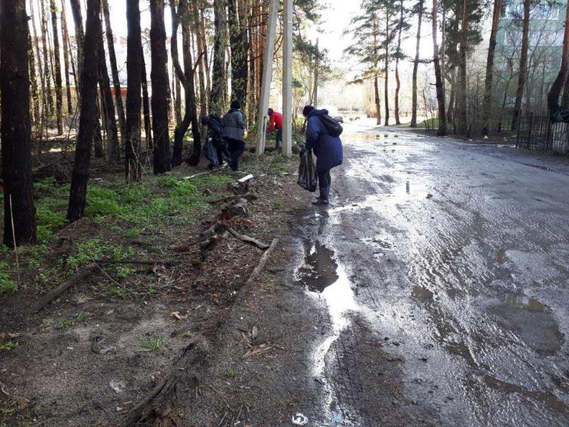 Уборка в круглосуточном режиме: в Коминтерновском районе Воронежа прошел субботник
