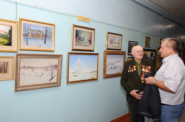 «Воронежский край», «Крым», «Кавказ»: в Ленинском районе открылась персональная выставка известного воронежского художника