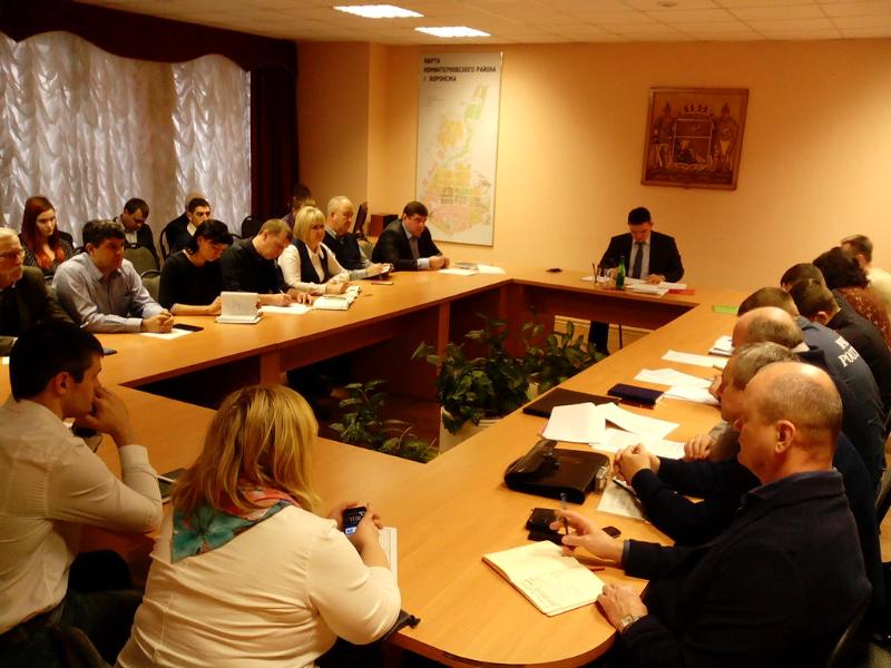 В Коминтерновском районе Воронежа: обсудили пожарную безопасность и антитеррористическую защищенность в новогодние праздники