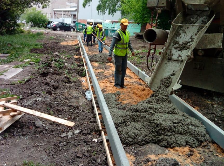 Чист, сух и без повреждений: в Коминтерновском районе Воронежа продолжается благоустройство дворов