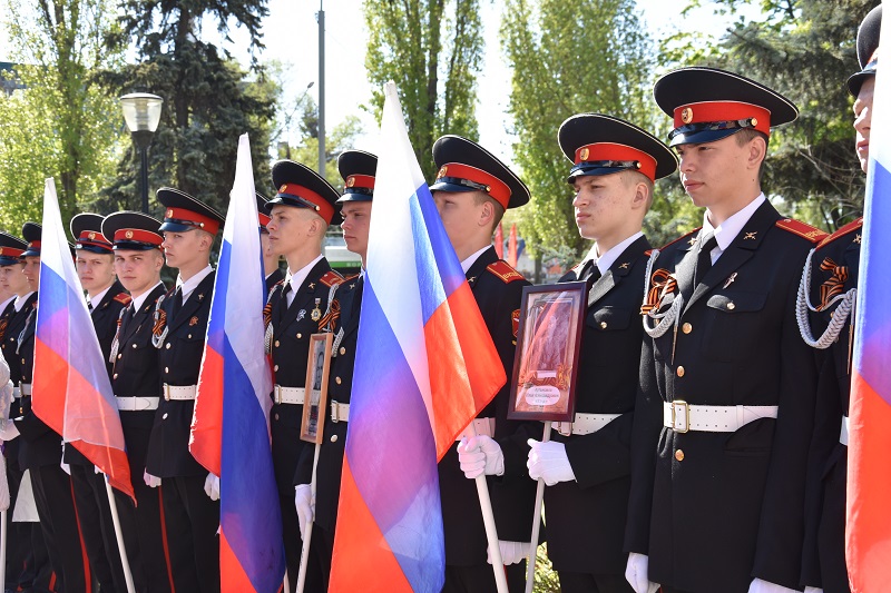 В Железнодорожном районе прошел марафон по местам боевой славы «Салют, Победа!»