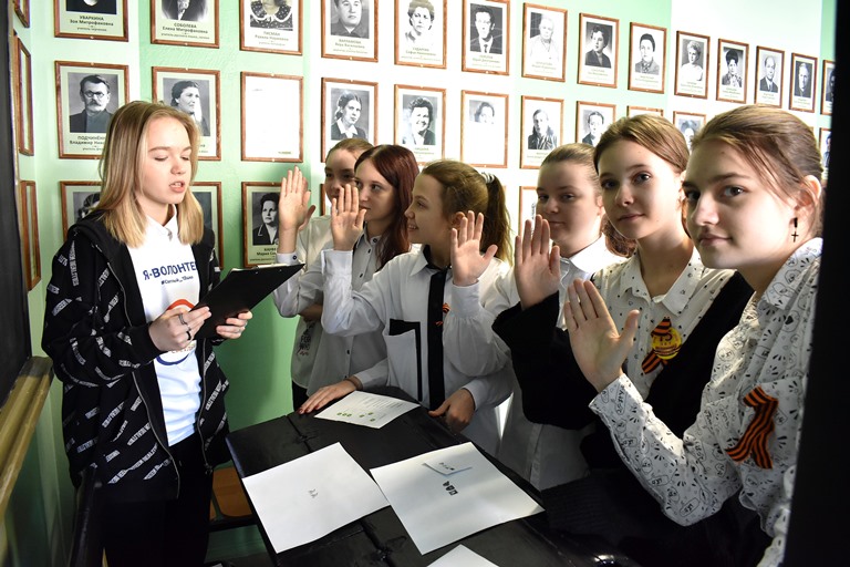 В Ленинском районе проходят патриотические мероприятия