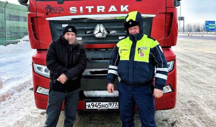 На воронежской трассе М-4 «Дон» заглох большегруз из Крыма