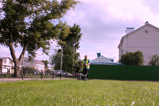 В Ленинском районе Воронежа приступили к уходным работам в сквере им. К. Ф. Рылеева