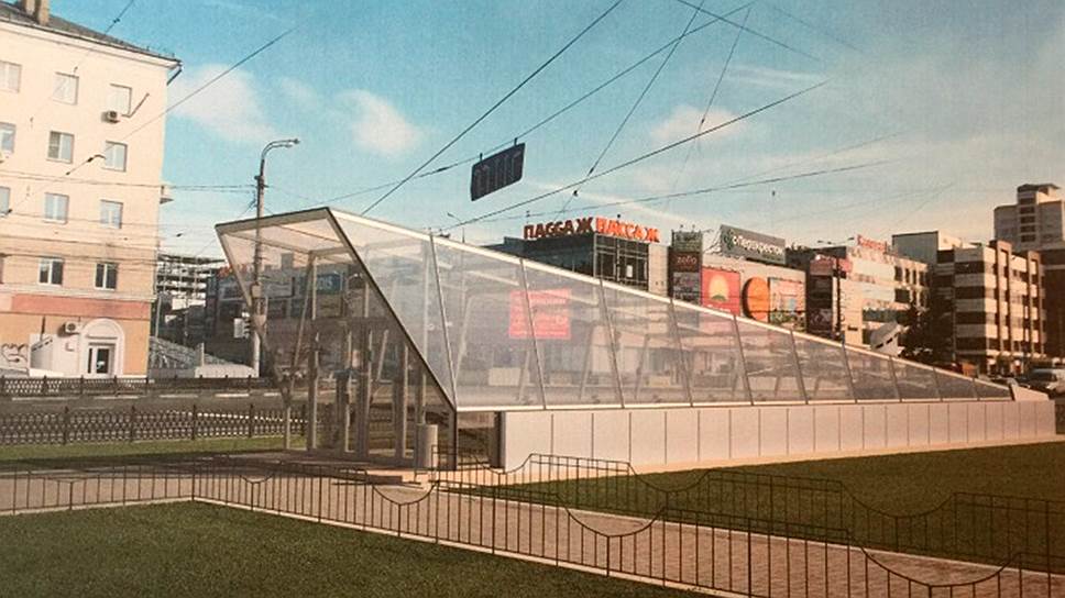 проект подземного перехода на ул Кирова возле цирка в Воронеже.jpg