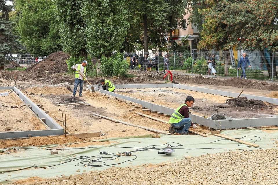 В Воронеже продолжается благоустройство улицы Карла Маркса