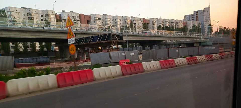 Движение на Остужевском кольце в Воронеже временно изменили