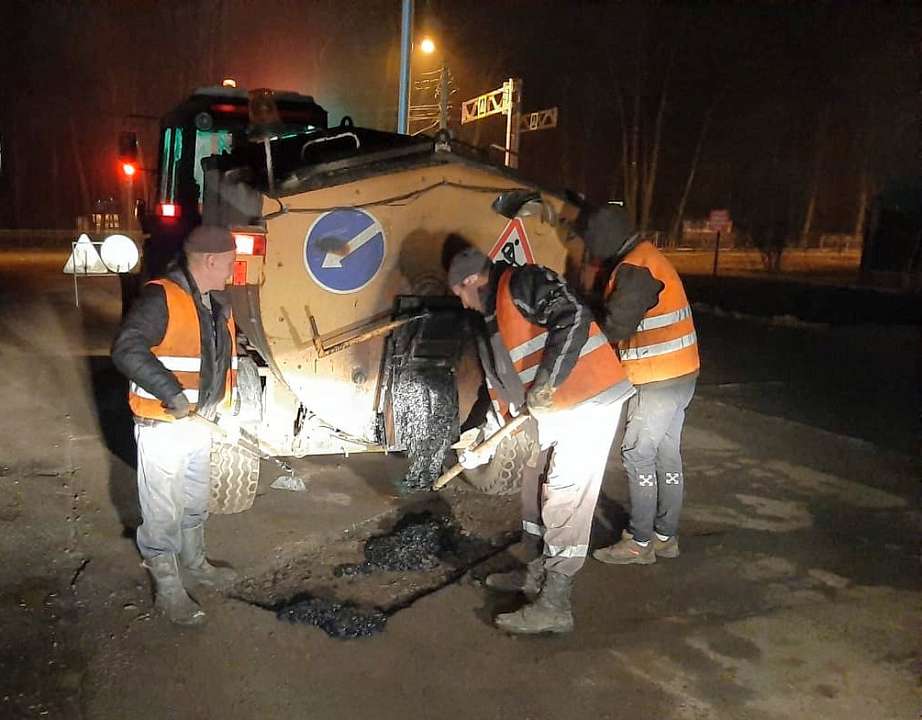 В Центральном районе  продолжают следить за  содержанием  дорог