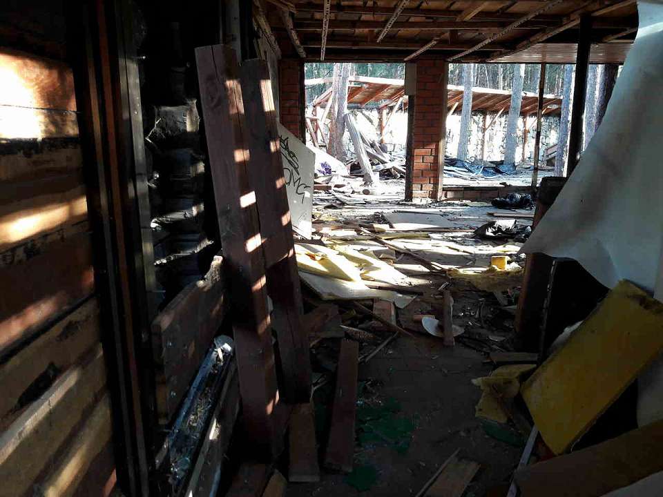 Торговые павильоны снесли на улице Маршака в Воронеже