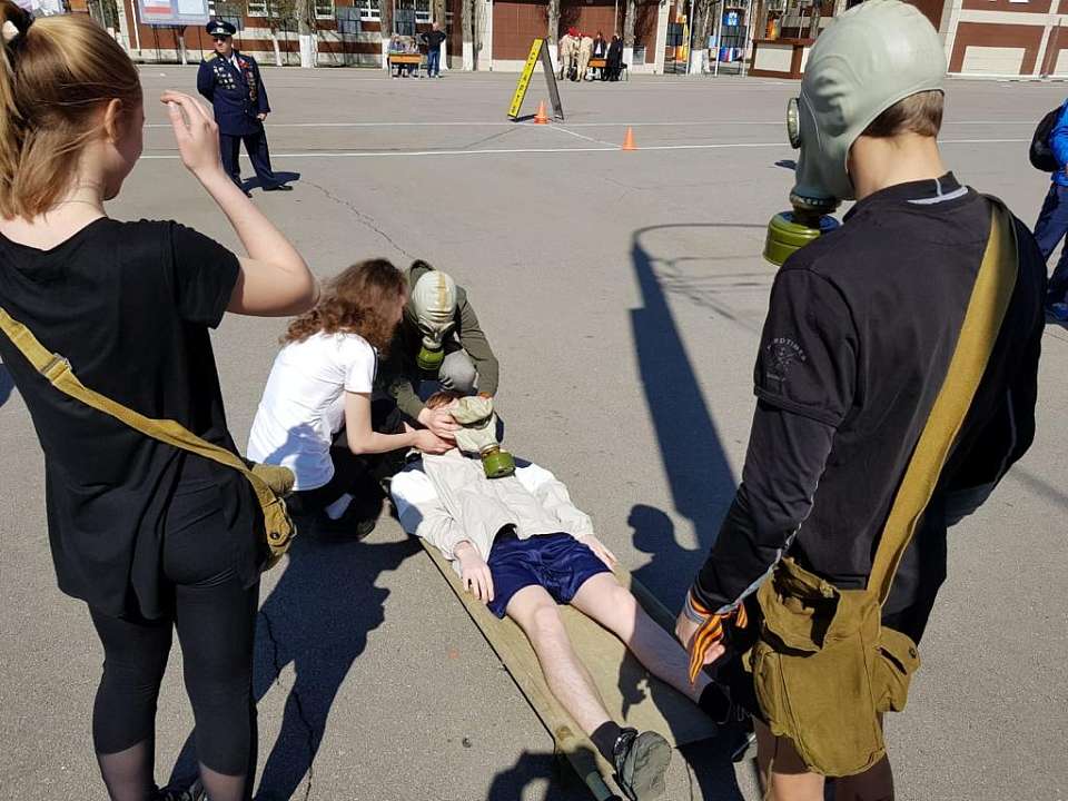 В Ленинском районе прошла военно-патриотическая игра 