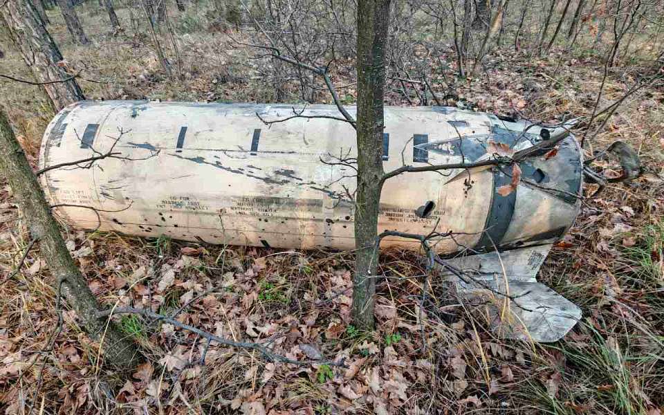 Опубликованы снимки сбитых в Воронеже американских ракет