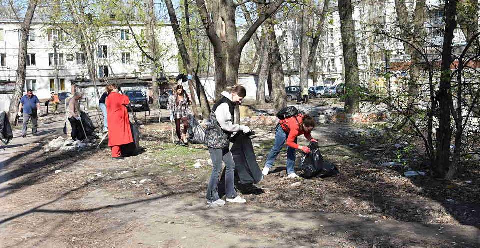 В Железнодорожном районе состоялся санитарный день