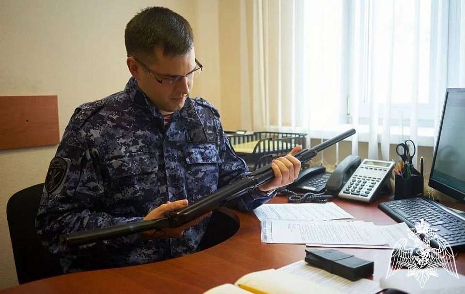 У воронежцев за неделю Росгвардия изъяла 27 единиц нелегального оружия