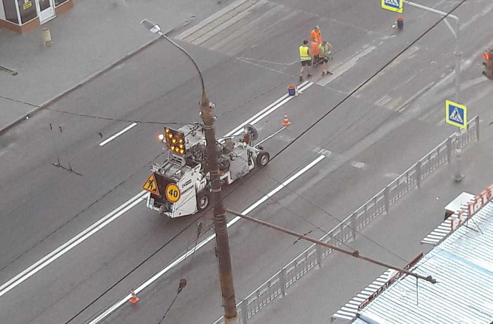 Столичная компания нанесёт дорожную разметку в Воронеже за 267 млн рублей