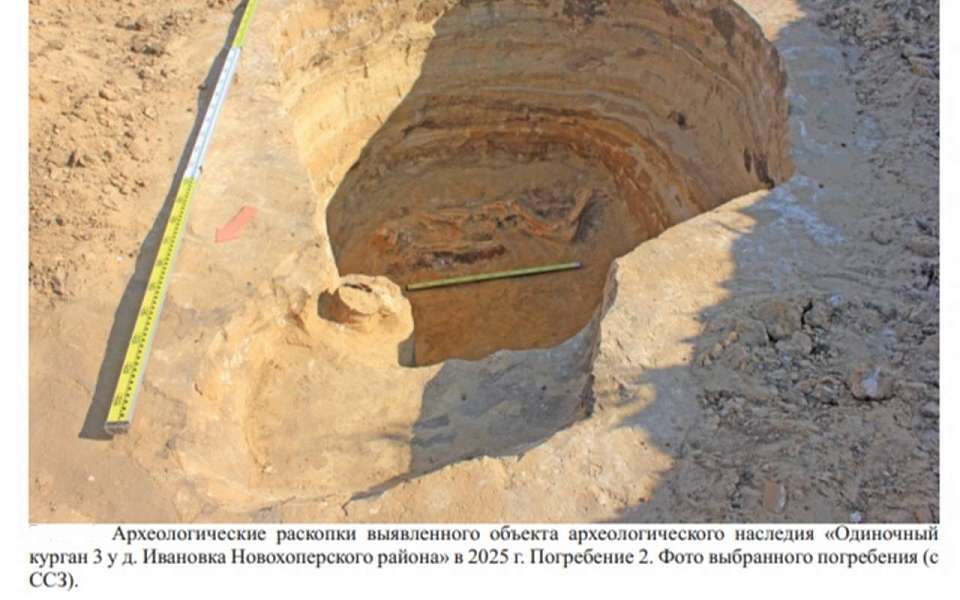  Два погребения бронзового века нашли археологи в Воронежской области