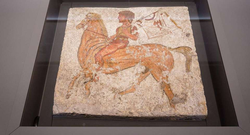 Уникальную италийскую фреску из собрания воронежского музея впервые выставили в Москве