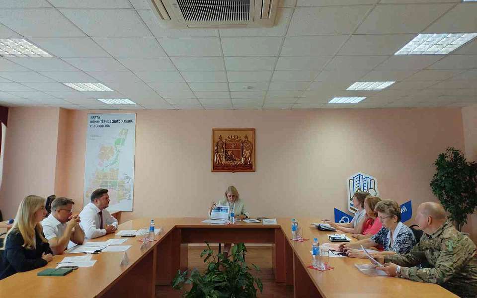 В Коминтерновском районе обсудили проблемы ветеранского движения