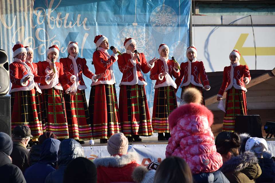 В Железнодорожном районе проходят мероприятия, посвященные наступающему Новому году