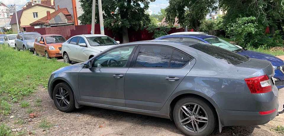 В Центральном районе продолжают привлекать к ответственности паркующихся на газонах