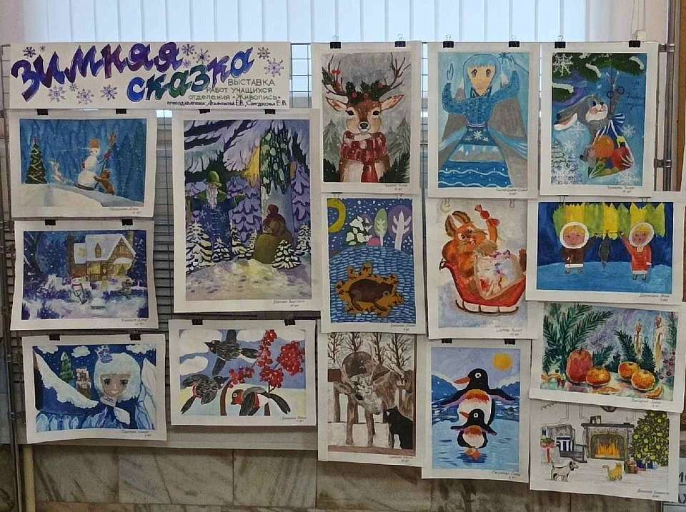 В Ленинском районе открылась выставка будущих великих художников