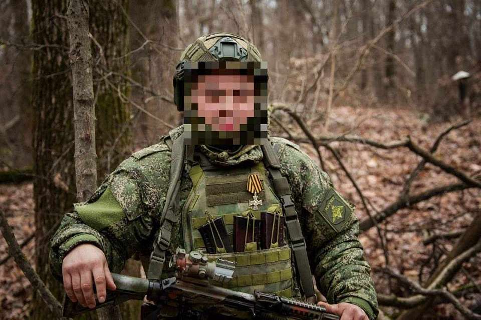 Воронежец с позывным «Левша» получил наградной Георгиевский крест