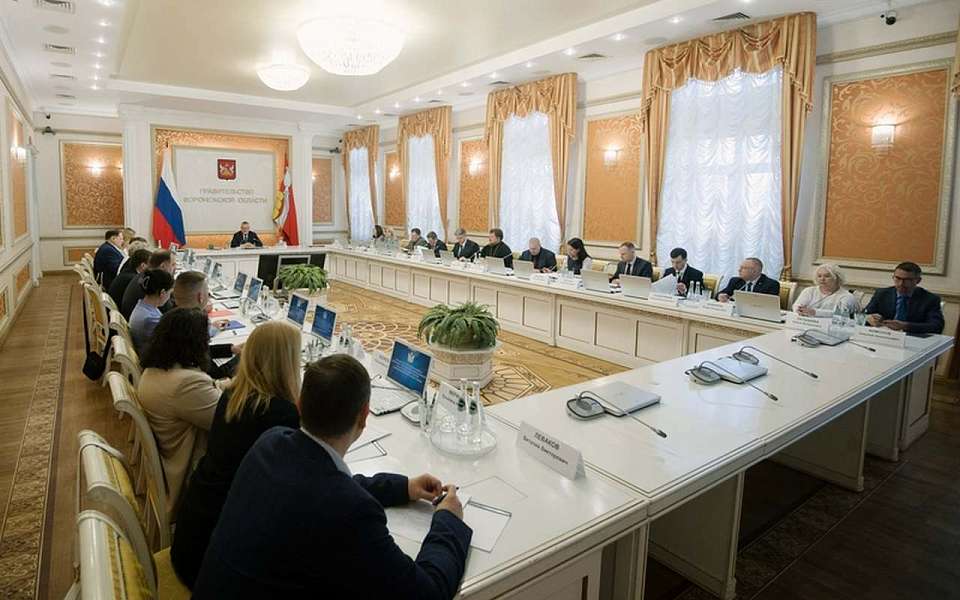 Программу мероприятий к 300-летию губернии обсудили в правительстве Воронежской области