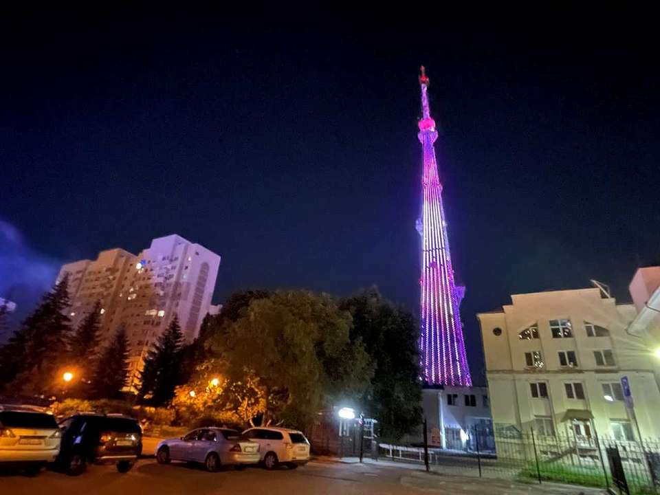 В Воронеже телебашня включит подсветку в честь 95-летия телевидения