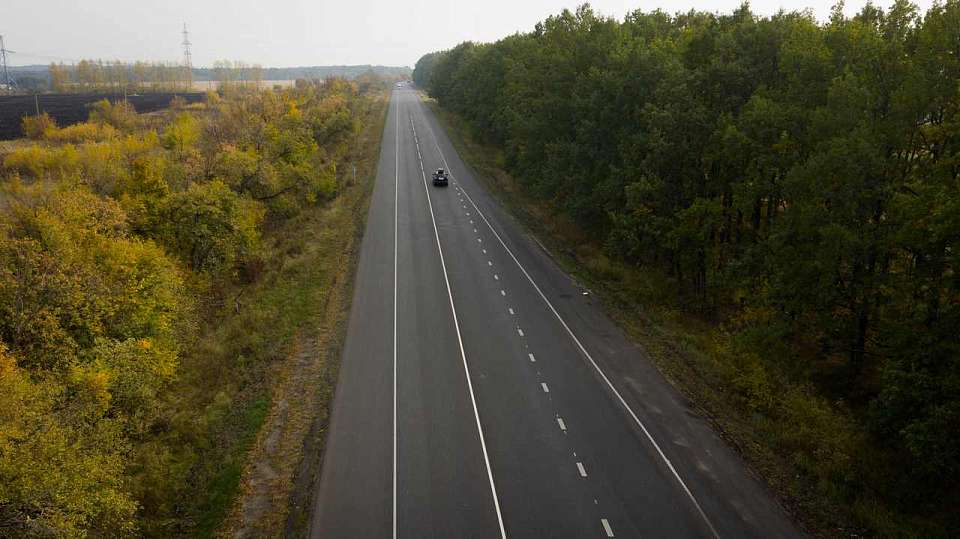 В рамках нацпроекта в Воронежской области капитально отремонтировано 48 км автодороги «Воронеж – Луганск»