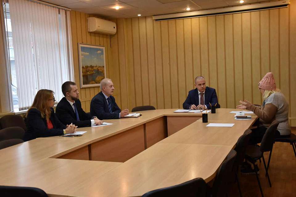 Руководитель управы Александр Бахтин провел прием граждан