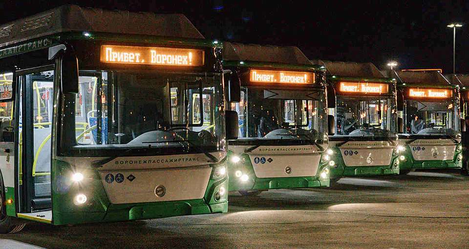 Дополнительно 43 новых автобуса поставят в Воронежскую область
