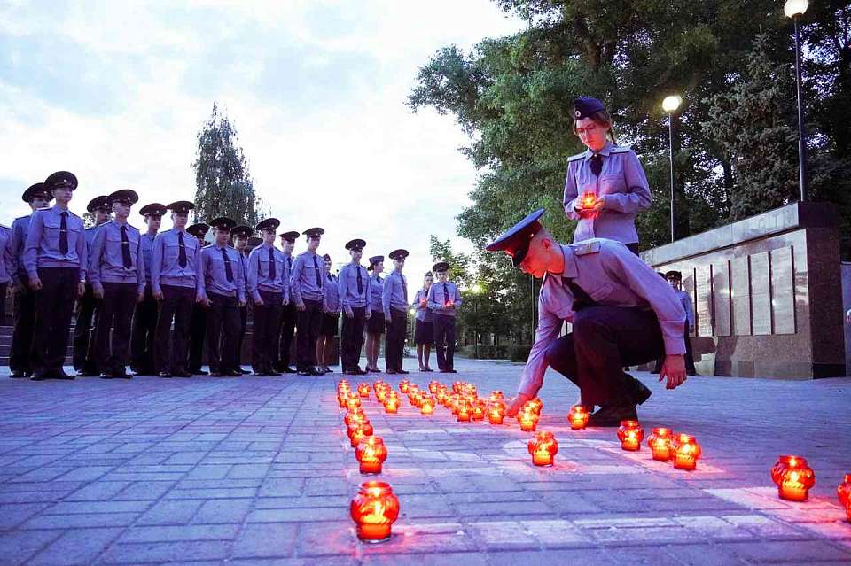 «Свечу Памяти» зажгли жители Левобережного района Воронежа