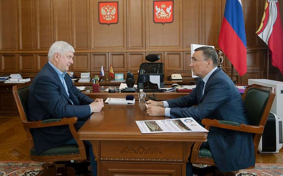 Проект города-спутника «Солнечный» представили воронежскому губернатору