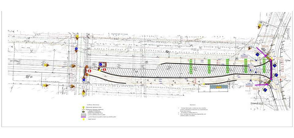 Будут закрывать движение на участке улицы Остужева в Воронеже