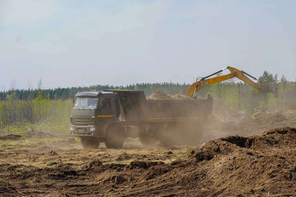 Частник начал строить спортобъекты и пляж на границе природного заказника под Воронежем